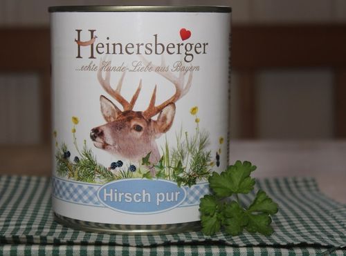 Hirsch pur 800 g - Singleprotein, in Deutschland entwickelt und hergestellt -